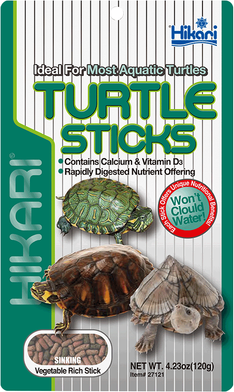 HIKARI Turtle Sticks 120 gr- Nourriture pour tortue d'eau